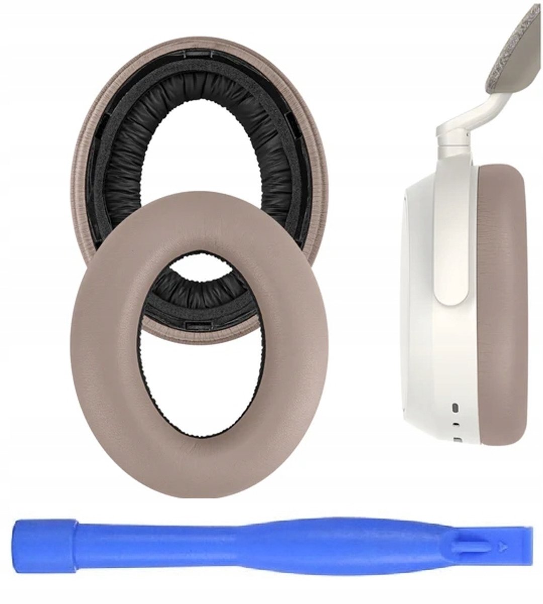Orcussen voor Sennheiser Momentum 4.0 - Premium kwaliteit, beige