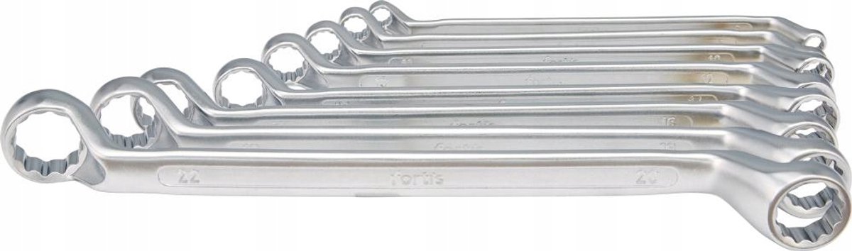 2x Dubbele Ringsleutel Set 8 Stuks 6-22mm