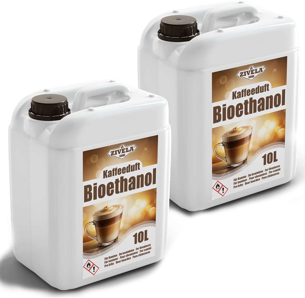 Elzusha - Bioethanol 96,6%, 20 Liter voor Milieuvriendelijke Haarden