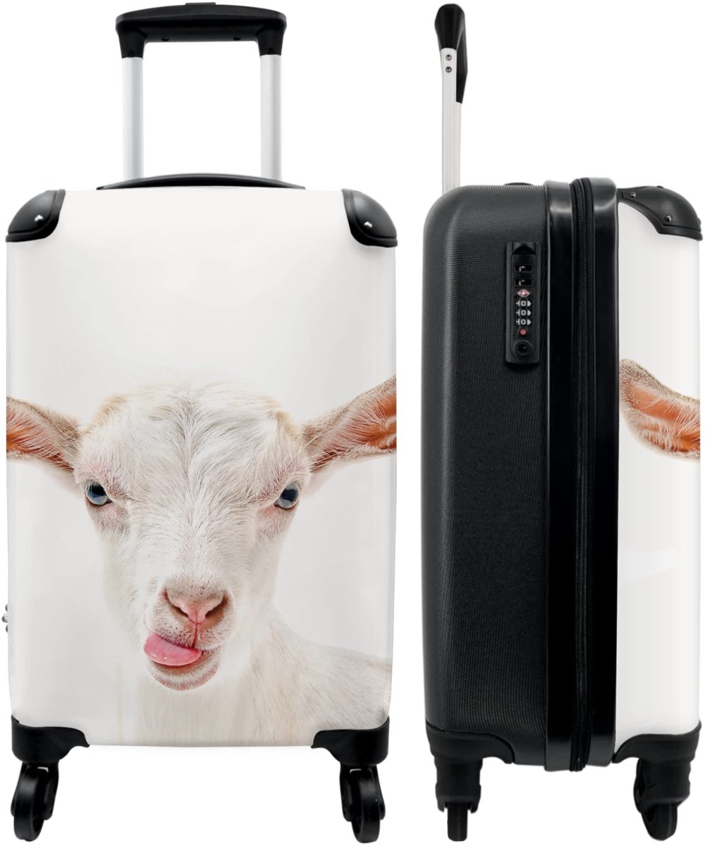 Elzusha - Kinder Koffer - Grappige Geit - 55x40x20 cm