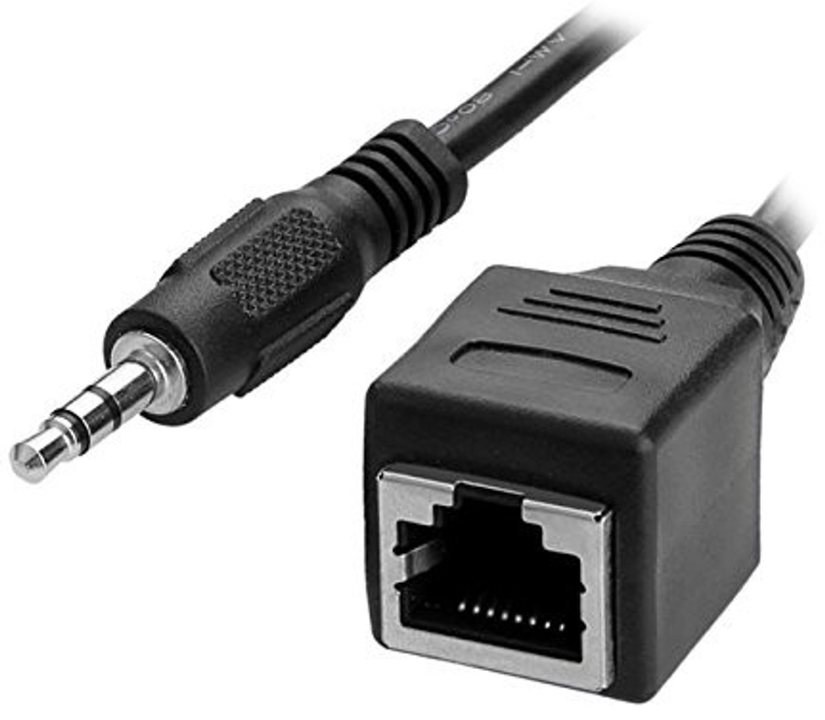 Elzusha - Jack Plug naar RJ45 Audio Adapter - 30 cm