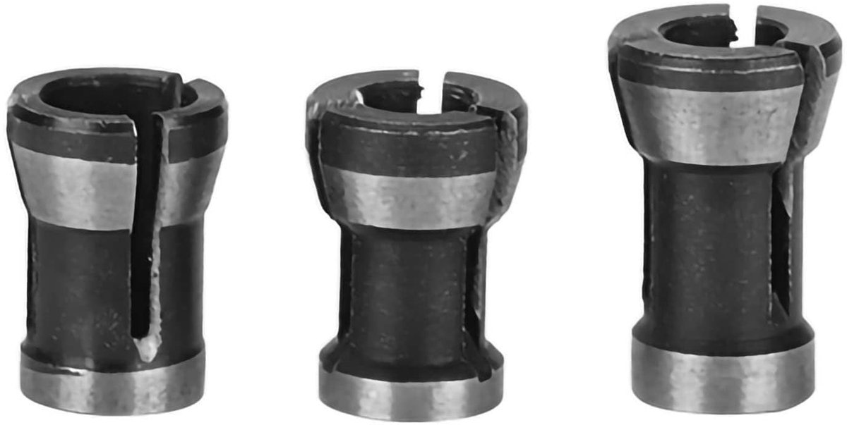Elzusha - 3-delige Chuck Adapter Set voor Router en Freesmachine