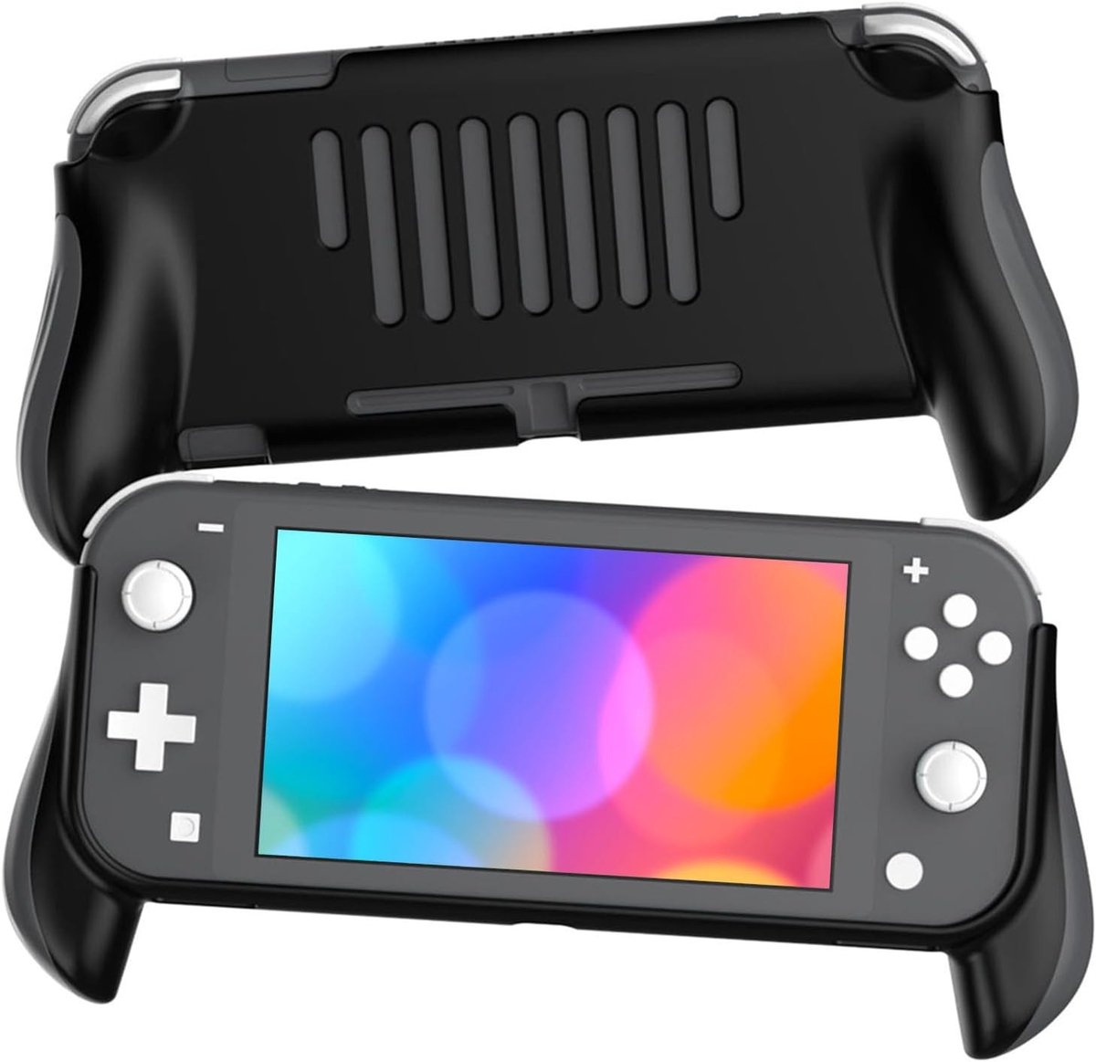 Ergonomische Grip Houder voor Nintendo Switch Lite 2019, Handheld Grip voor Comfortabel Spelen, Zwart Design