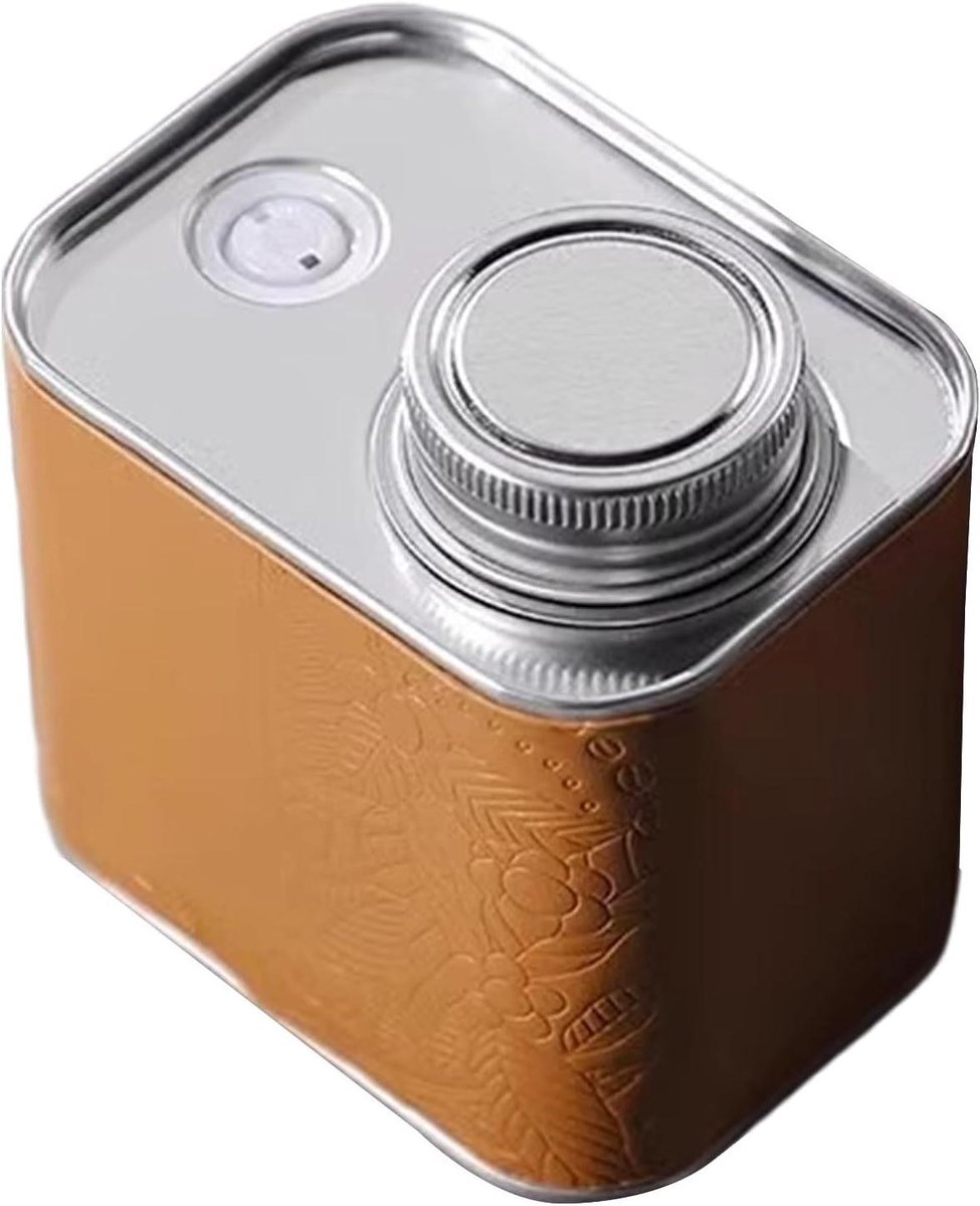 Vacuümcontainer Koffie - Verse Bewaarbus - Koffie Vers Houden - Dynamische Heidsbewaring - 300ml - Bruin