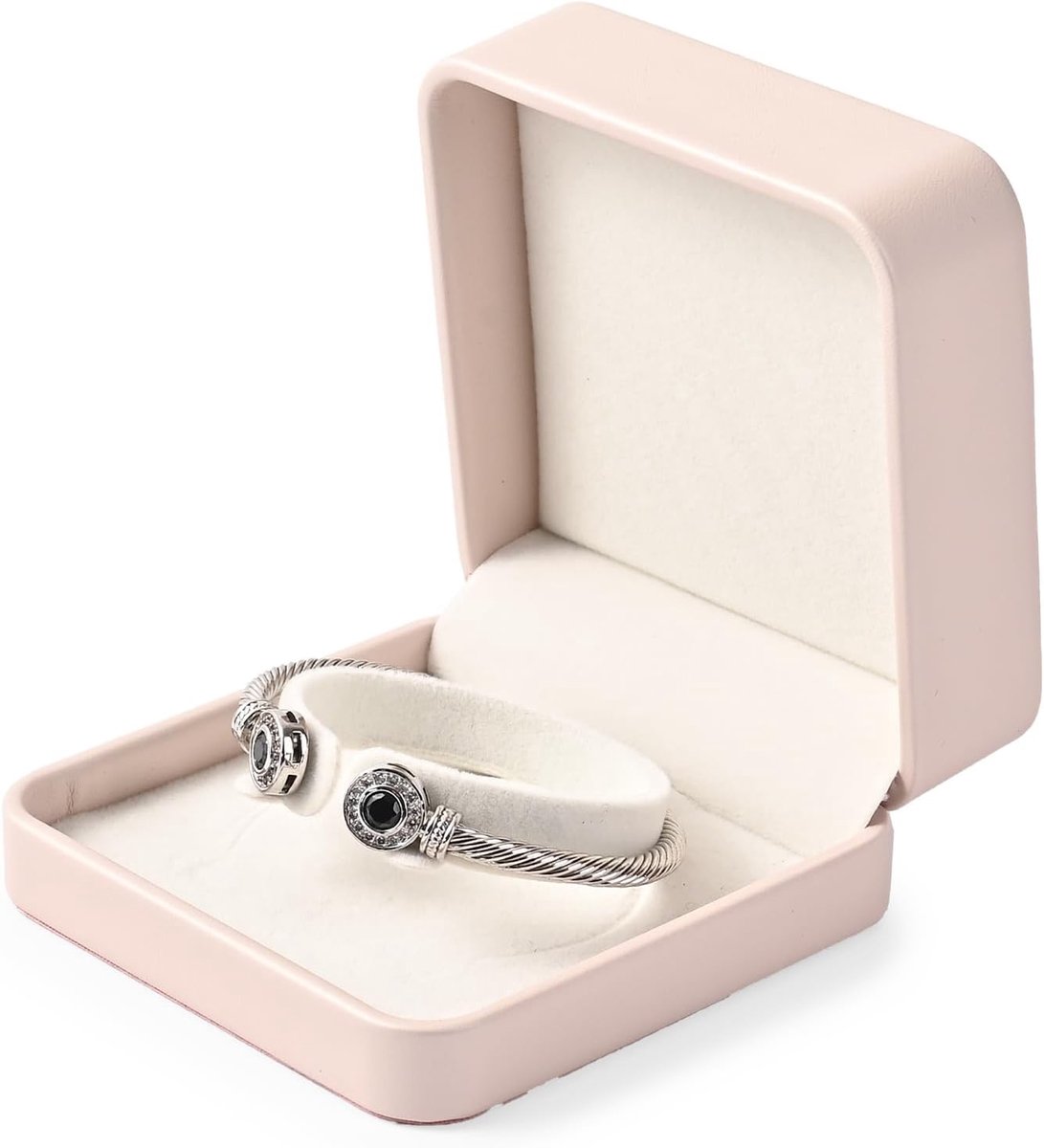 Sieradenopbergdoos voor Armbanden - Organizer voor Sieraden, Display en Opslag - Roze Kleur