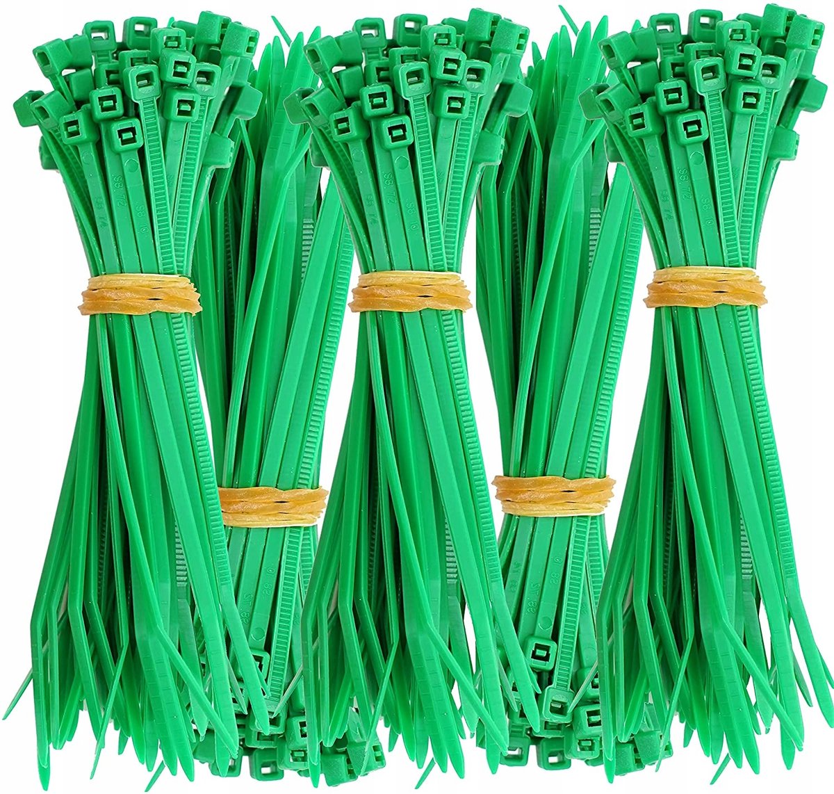 500x grote kabelbinders 4,8x200 mm - sterk en flexibel nylon