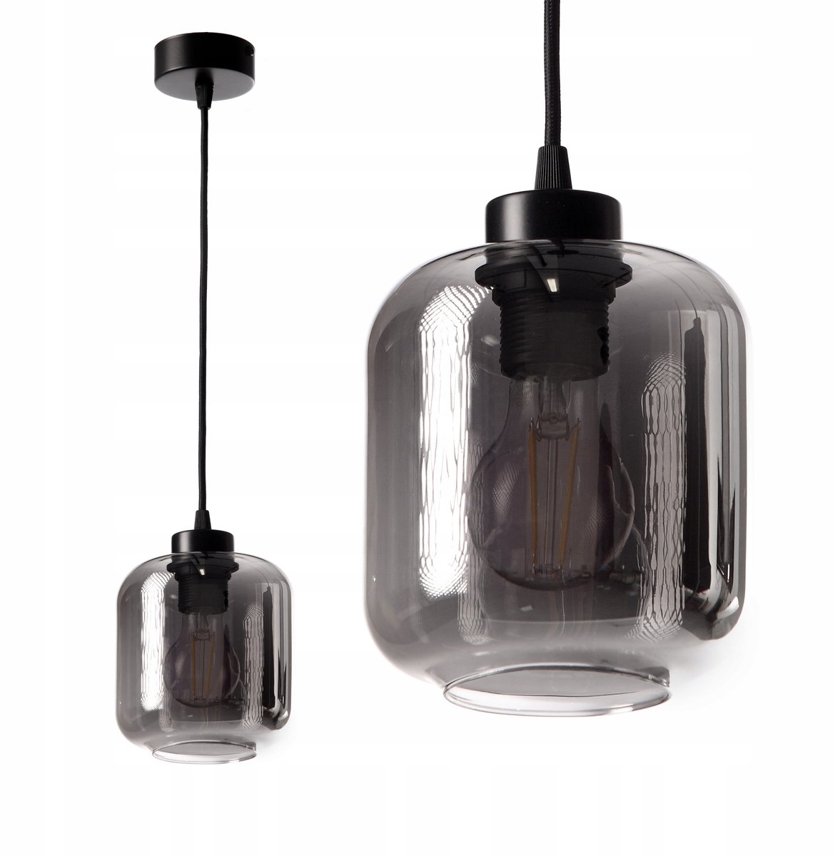 Merkloze Glazen Hanglamp E27 - Stijlvol en Modern