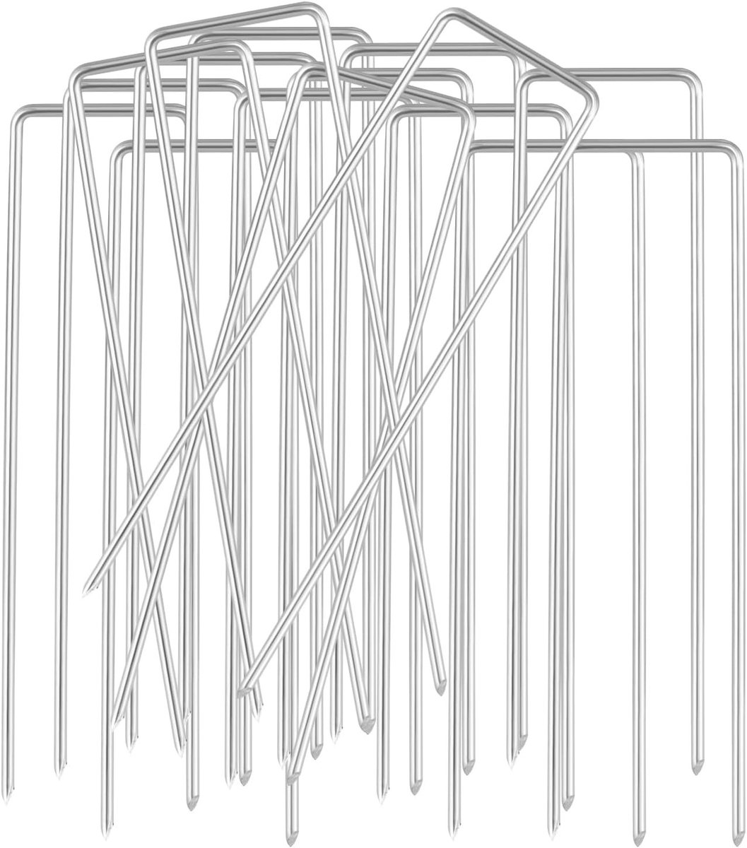 Weed Control Membrane Pegs voor Tuin en Camping - Kunstgras Haringen en Tuinstaken - 20 Stuks voor Effectieve Onkruidbestrijding