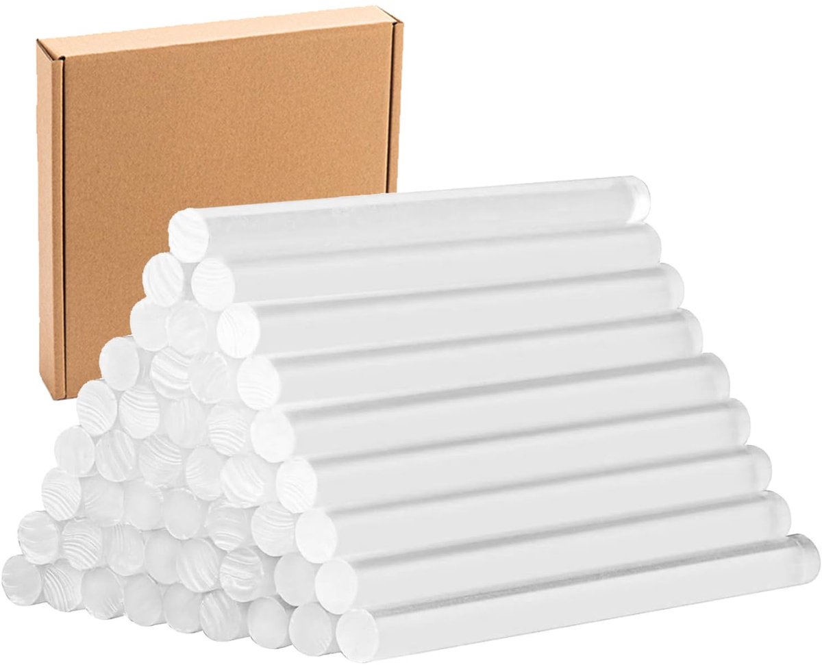 Heetlijm Sticks 7mm x 100mm - 100 Stuks voor Handwerk en Reparaties