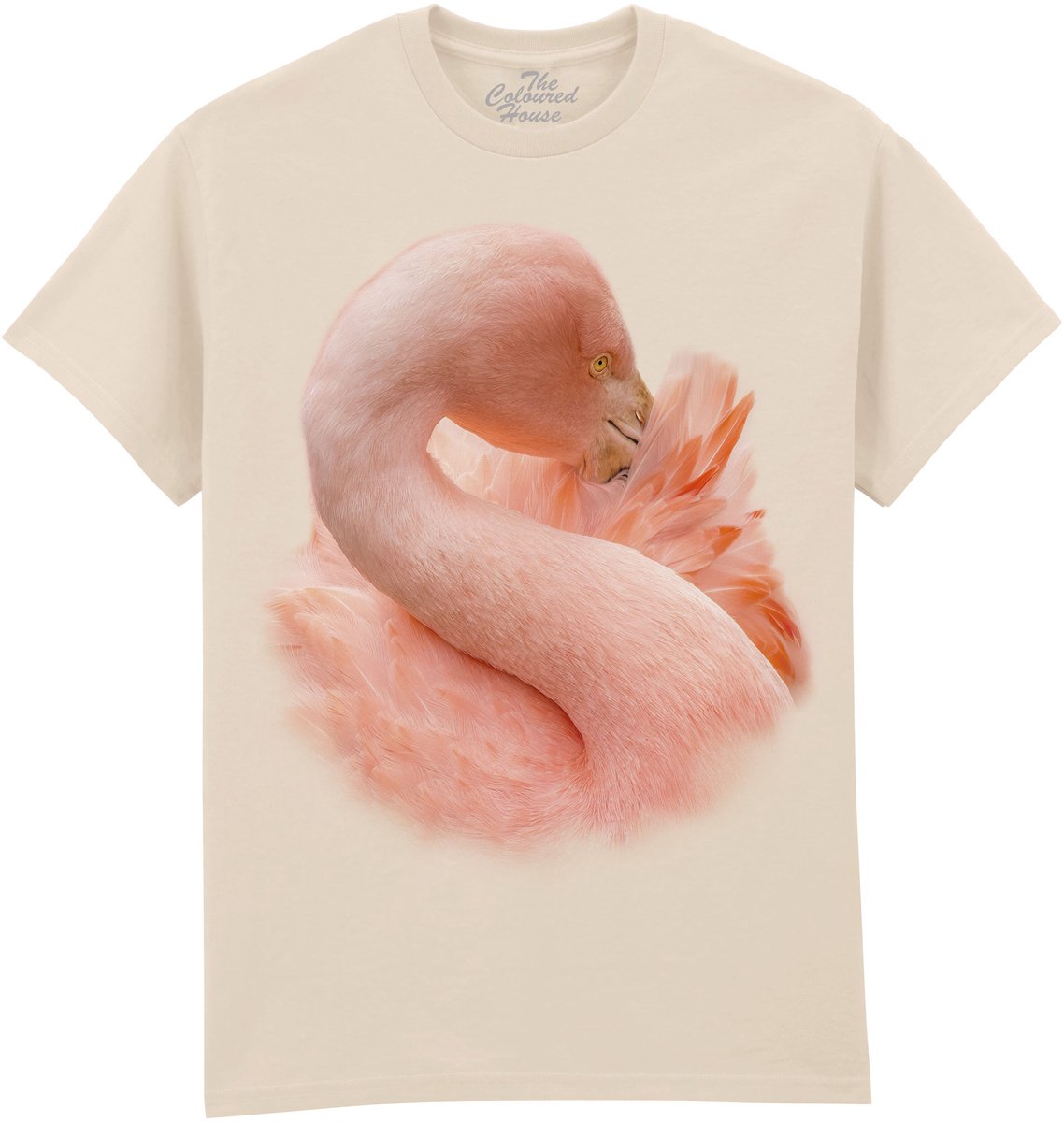 Flamingo Cocoon Of Plumage The Coloured House T-shirt XL