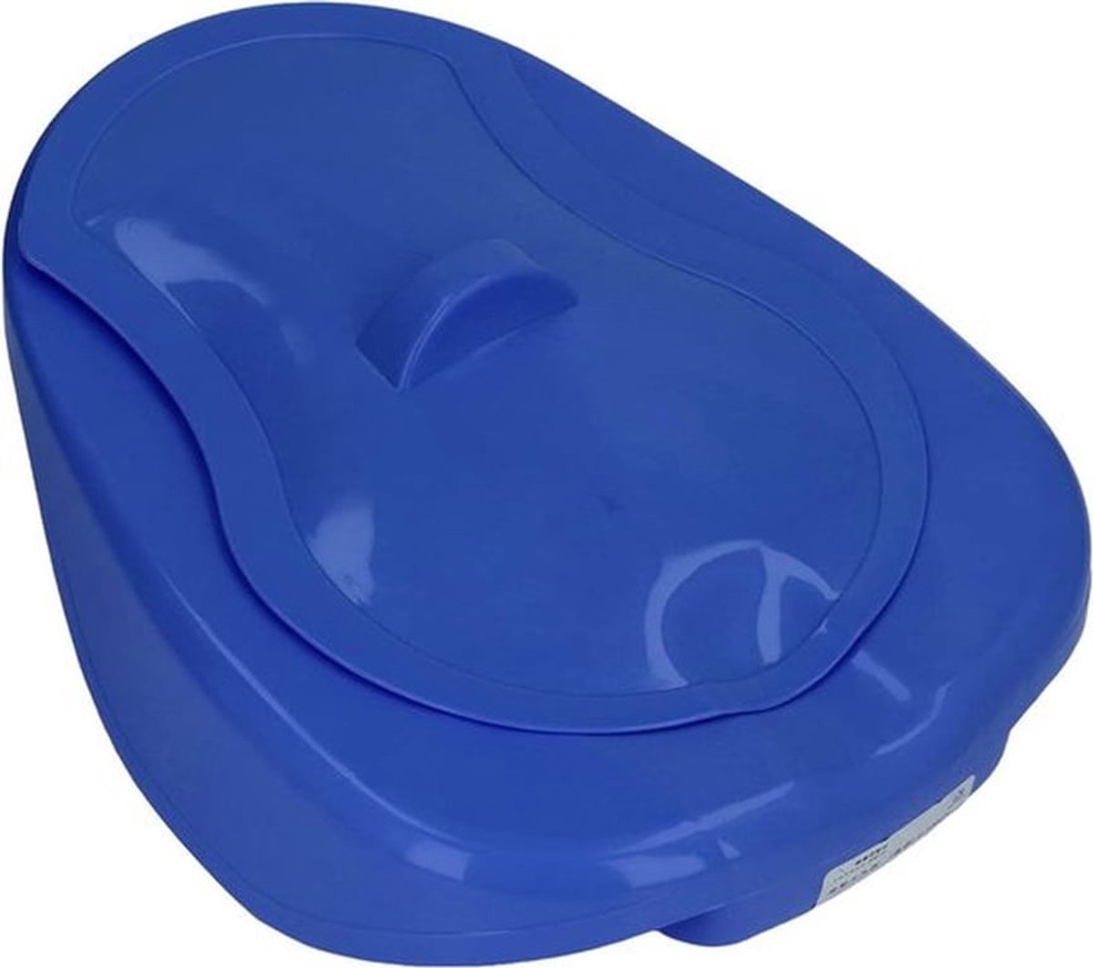 Bedpan - Verpleegkunde - Zwaar gebruik - Bedpangebonden - Thuis, ziekenhuizen, verpleeghuizen - Donkerblauw - Geschikt voor - Bedpan met deksel.
