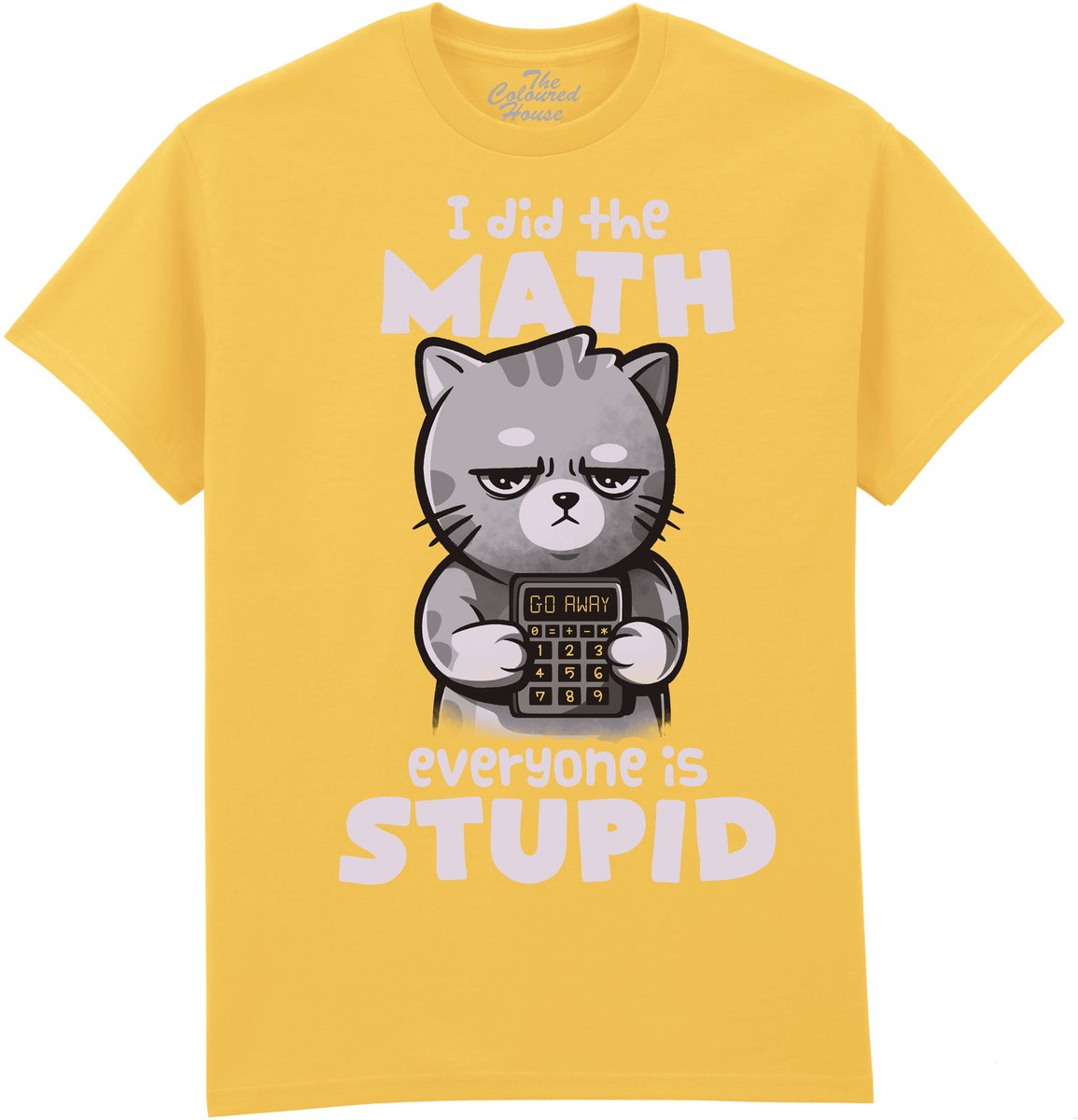 Kat Math Cat The Coloured House T-shirt M