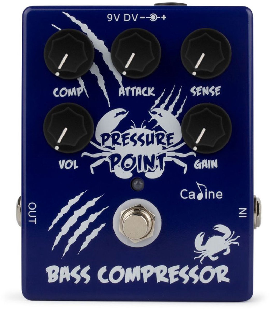 Caline CP-45 Pressure Point Bass Compressor Effectpedaal