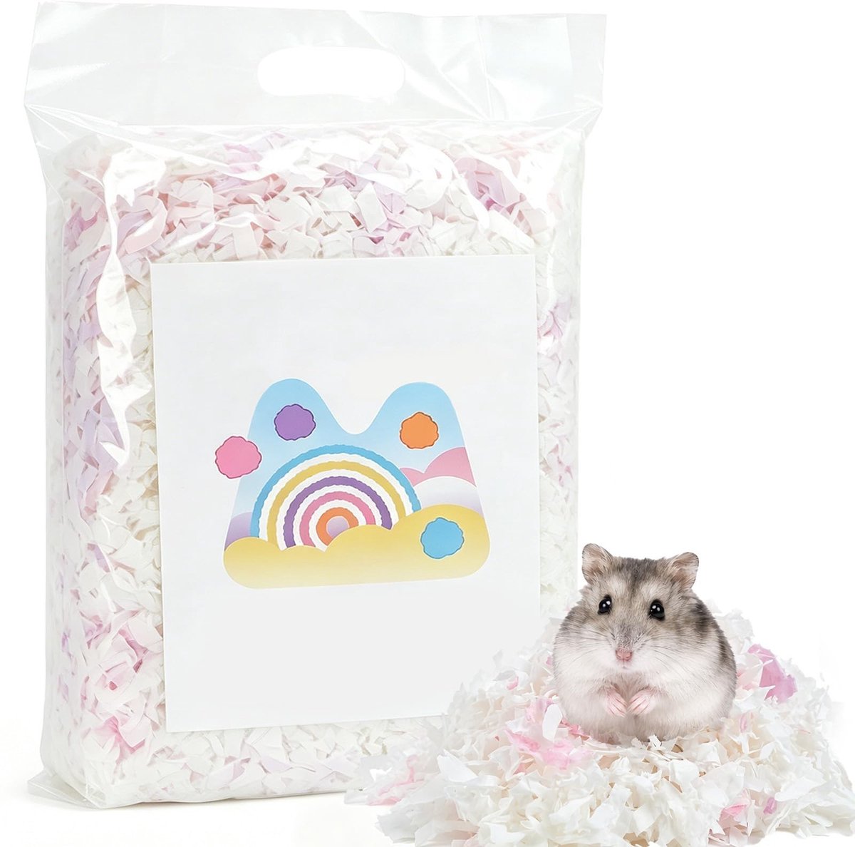Solidchoice - Hamsterstrooisel 30L, 99% Stofvrij Papier