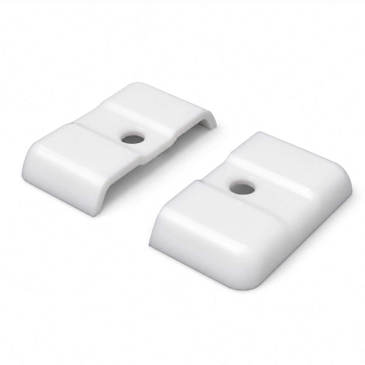 Solidchoice - Set van 2 Eindkappen voor Bieslijst, Geschikt voor Caravan en Oldtimer