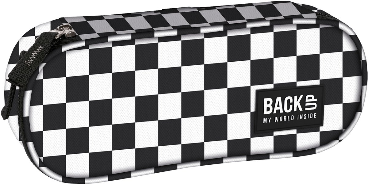 BackUP Etui Black & Whtie - 23 x 9 x 5 cm - Polyester
