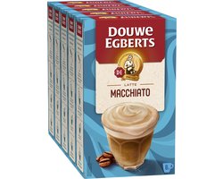 Douwe Egberts Verwenkoffie Latte Macchiato Oploskoffie - 5 x 8 zakjes