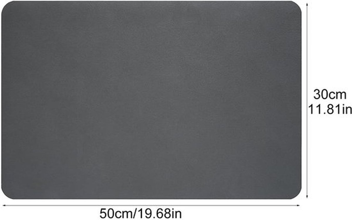 Afdruipmat 30 x 50 cm - Absorberende Droogmat - Siliconen - Hittebestendig - Vaatwasserbestendig - Duurzaam Materiaal