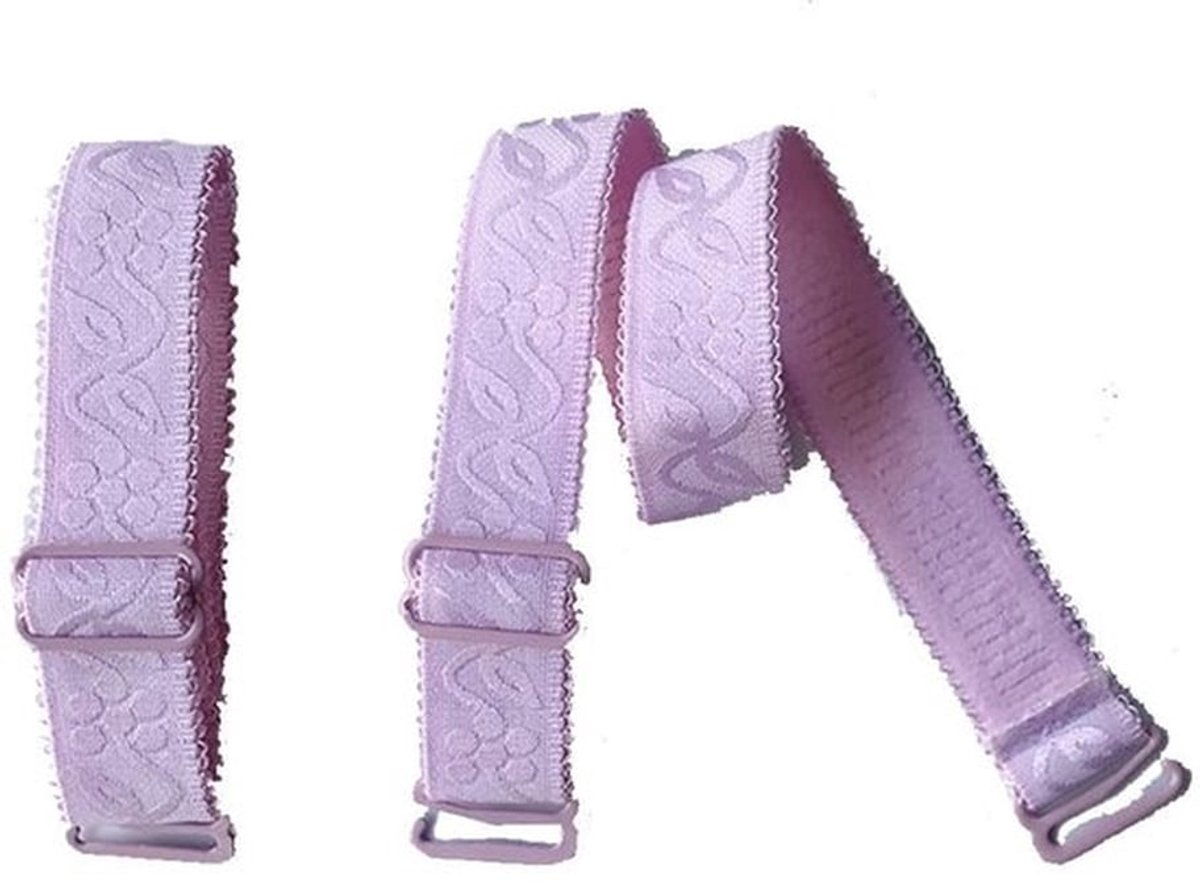 BH-bandjes 2 paar - verstelbare elastische bandjes - schouderbeugel - vervangingsbandjes - geschikt voor dames/meisjes - breedte ca. 1,5 cm - Beha