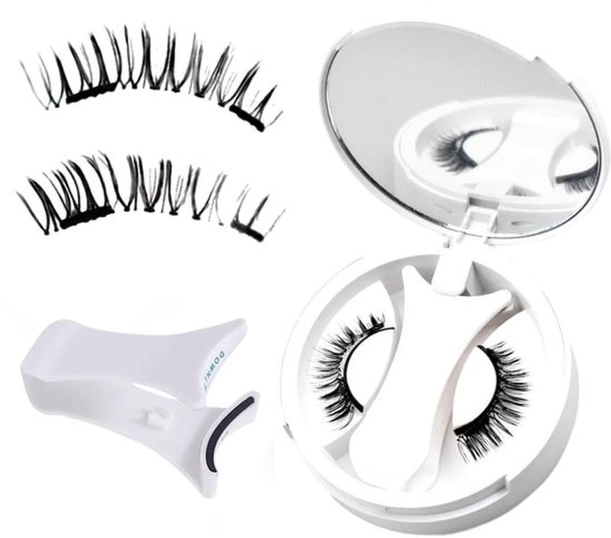 Magnetische Wimpers Natuurlijke Look - Magnetische Wimpers met Eyeliner - Valse Wimpers Magnetisch - Herbruikbare Wimpers - Waterdicht - Inclusief Applicator