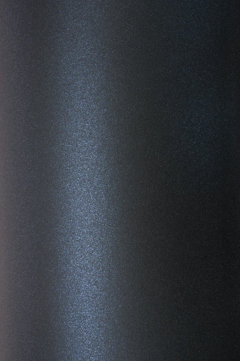 Netuno - donkerblauw metallic papier - A4 - 21 x 29,7 cm - 10 vellen - 125 gram - Sirio Pearl Shiny Blue