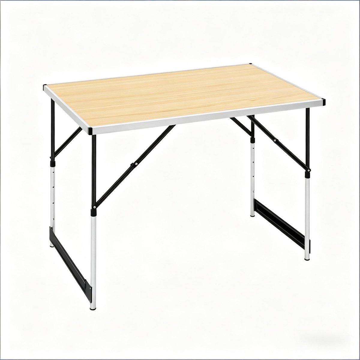 Outdoor-maaltijdentafel - Hoogteverstelbare tafel - Klapbare campingtafel - Tuintisch