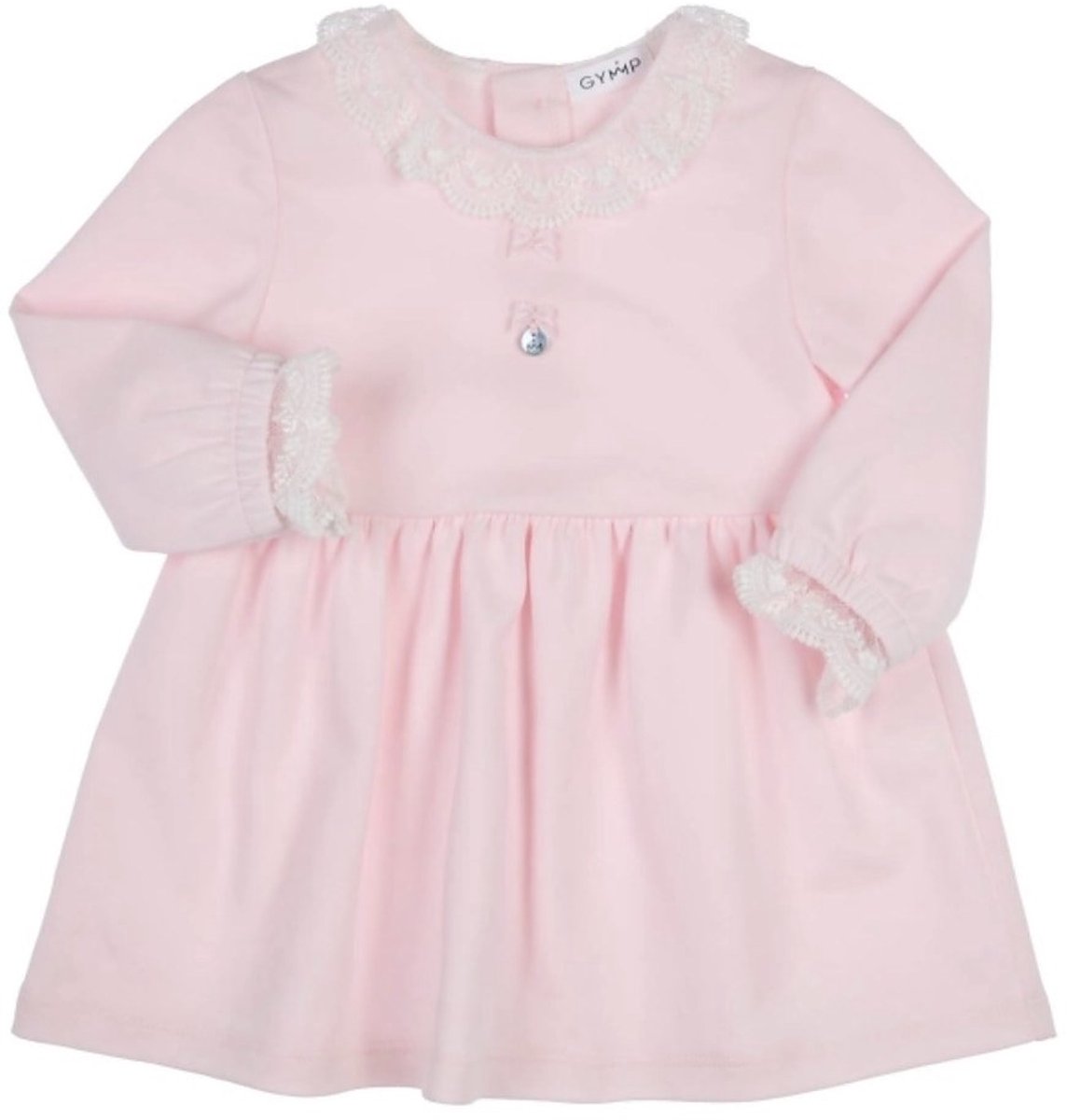 Gymp licht roze baby jurkje