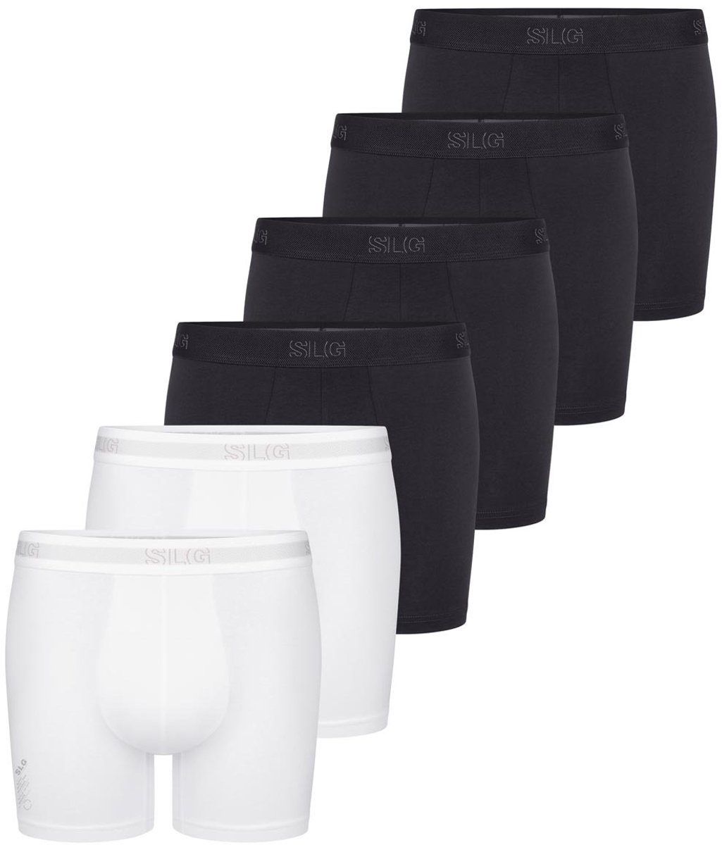 sloggi Heren lang short / pant 6 pack SLG Base