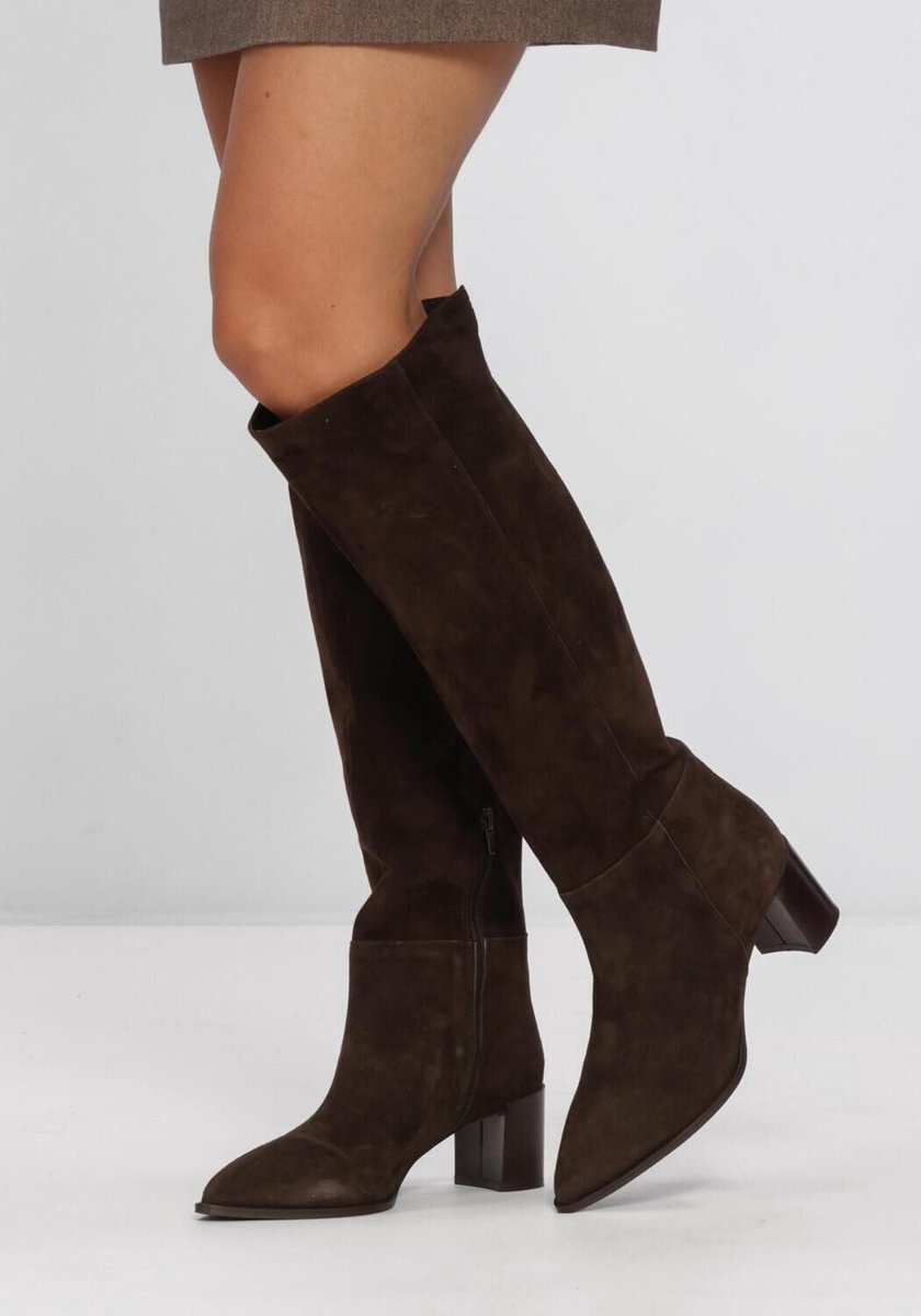 Notre-V 35292 Laarzen - Suède - Dames - Bruin - Maat 41