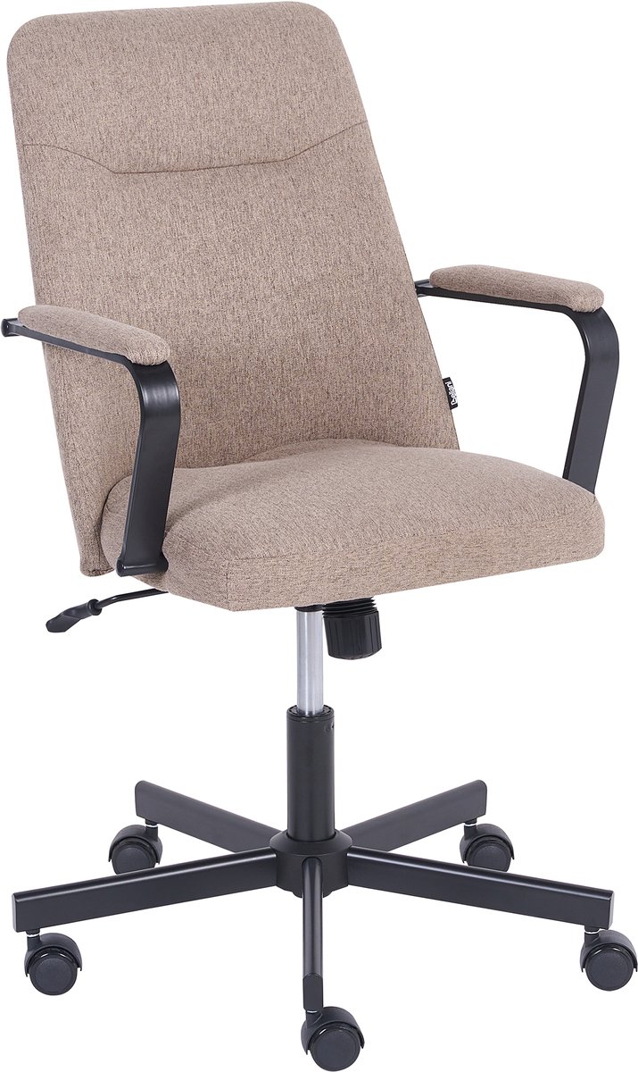 CAROGA - Bureaustoel - Lichtbruin - Polyester