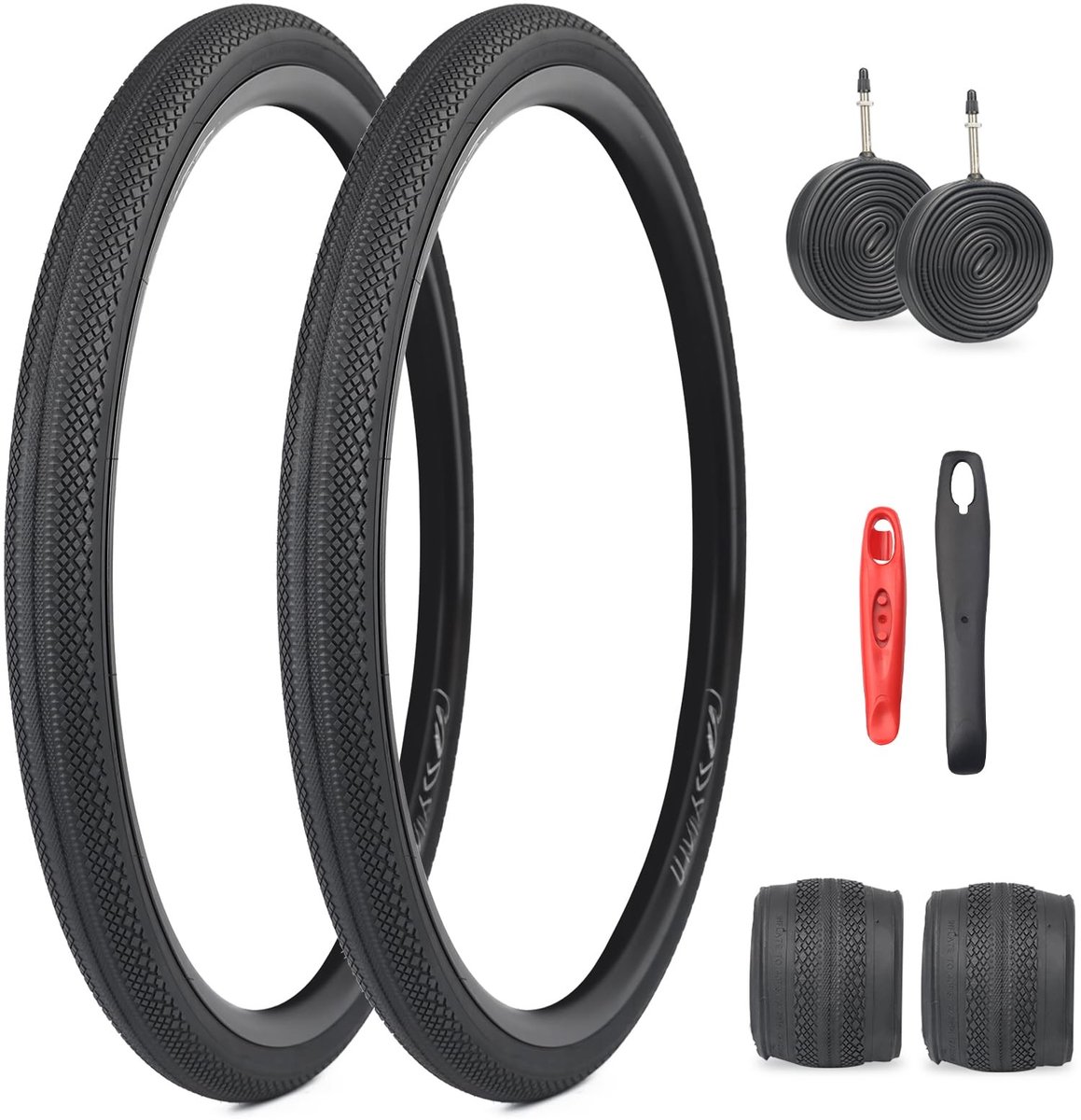 Solidchoice - Vervangende Fietsbanden 700 x 42C met Binnenbanden voor Stads- en Racefietsen
