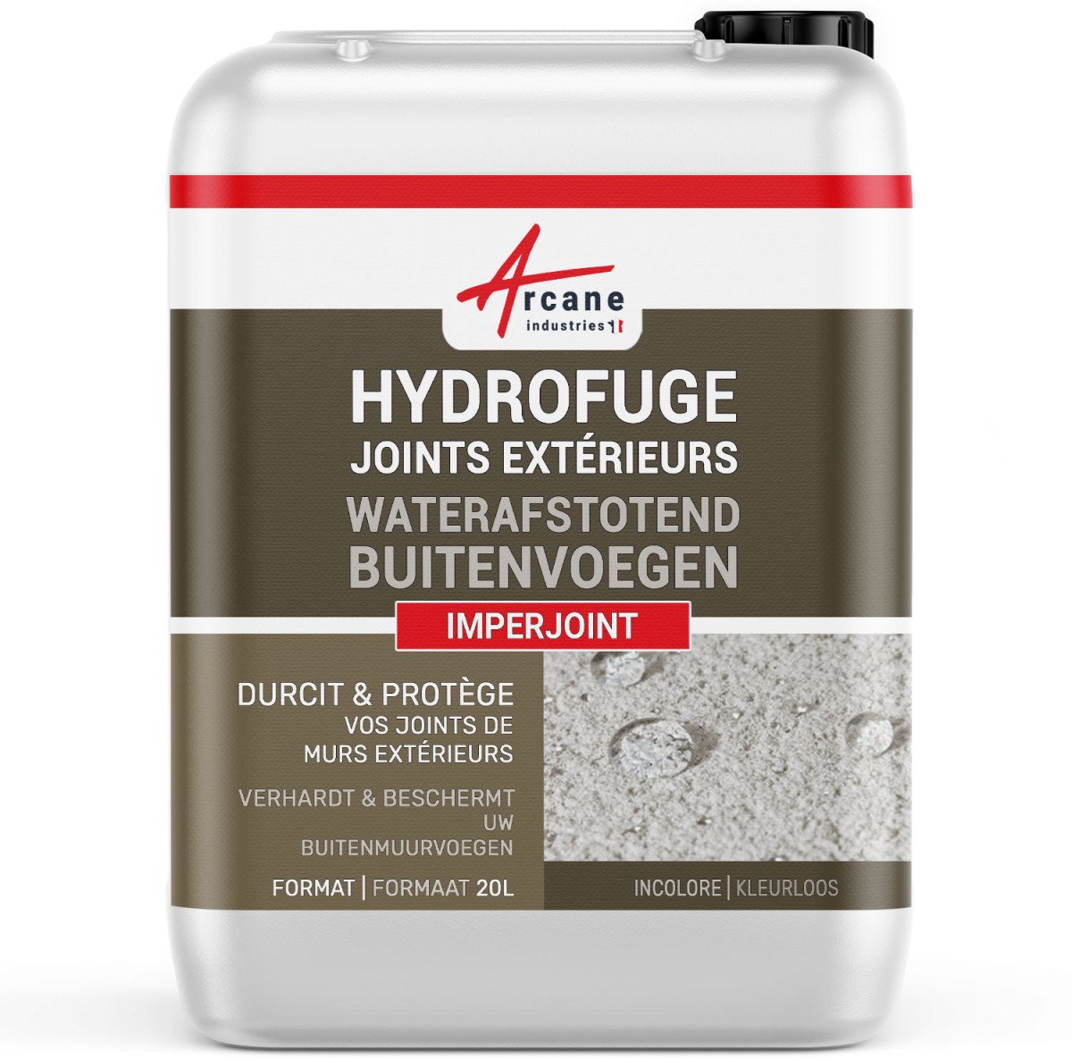 Hydrofuge waterafstotend voor voegen, voegverharder voor tegels en gevels: ARCAREPEL - 224