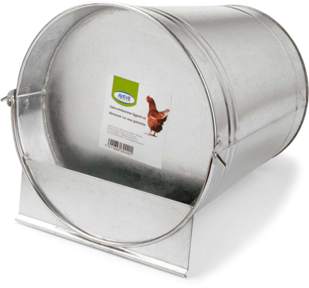 Bol.com Duvo+ Liggende drinkemmer - Grijs - 28 x 21 x 28cm aanbieding
