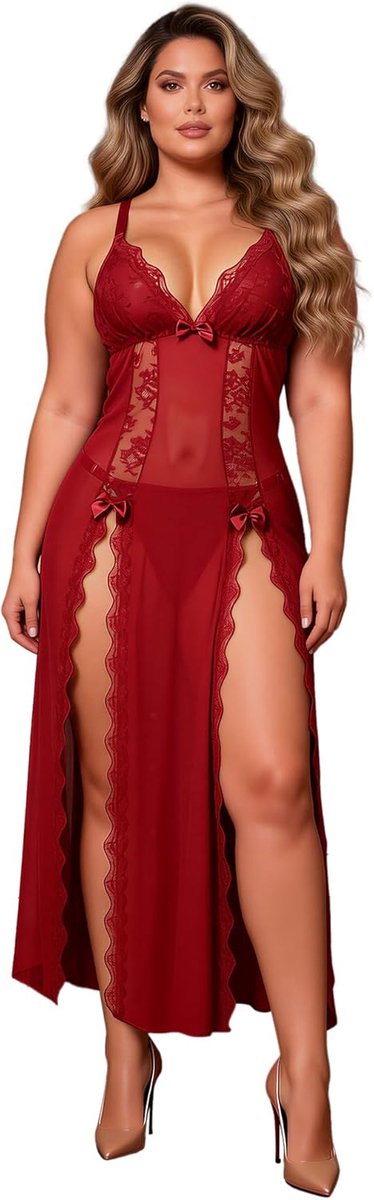 ohmydear Dameslingerie, kant, sexy lingerieset, mesh, babydoll