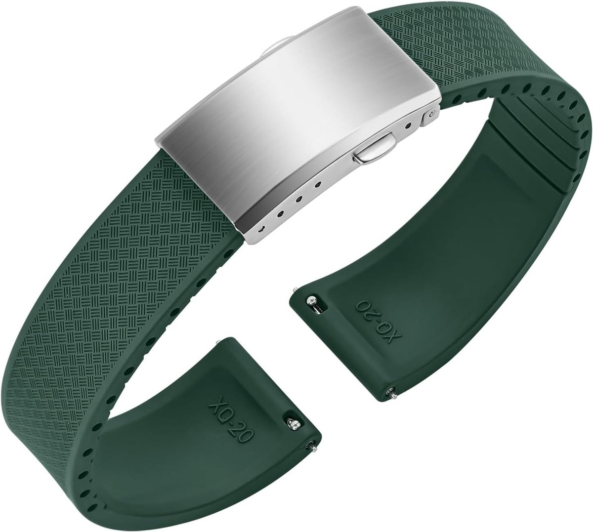 Horlogebandje 20 mm 22 mm fluor rubber horlogeband 22 mm heren Fkm
