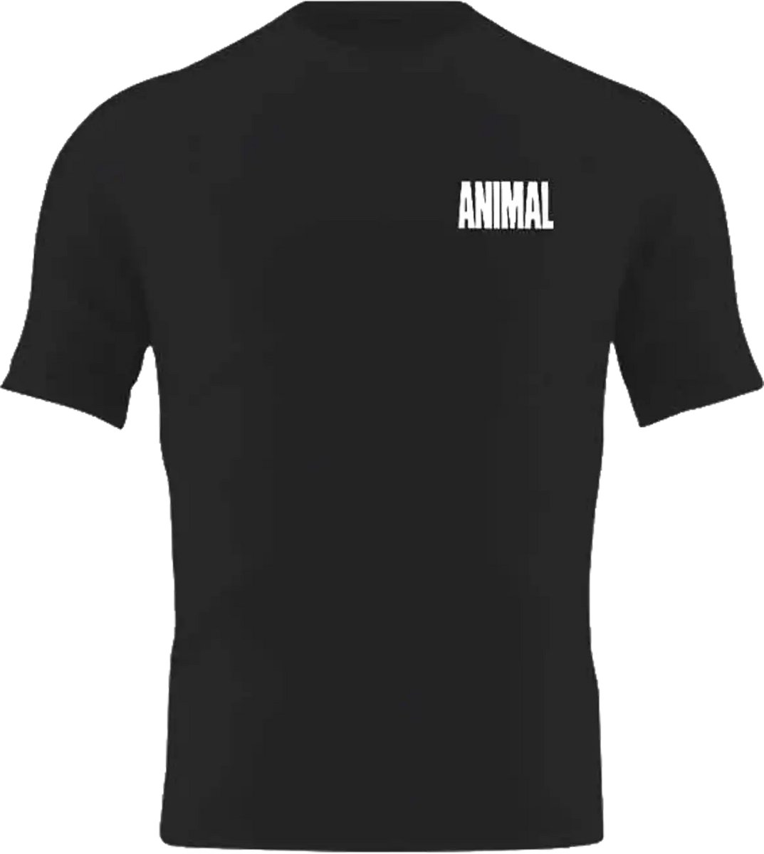 Animal Brand Logo Tee - Zwart - Large