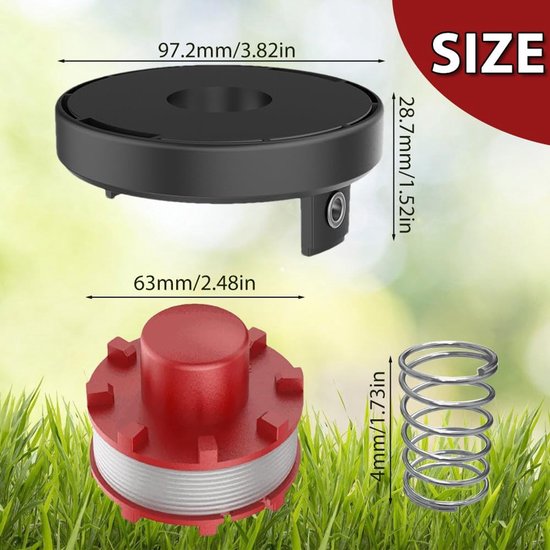 Reservedraadspoel voor Einhell Ge-Ct 36/30Li E, draadspoel — afbeelding 5