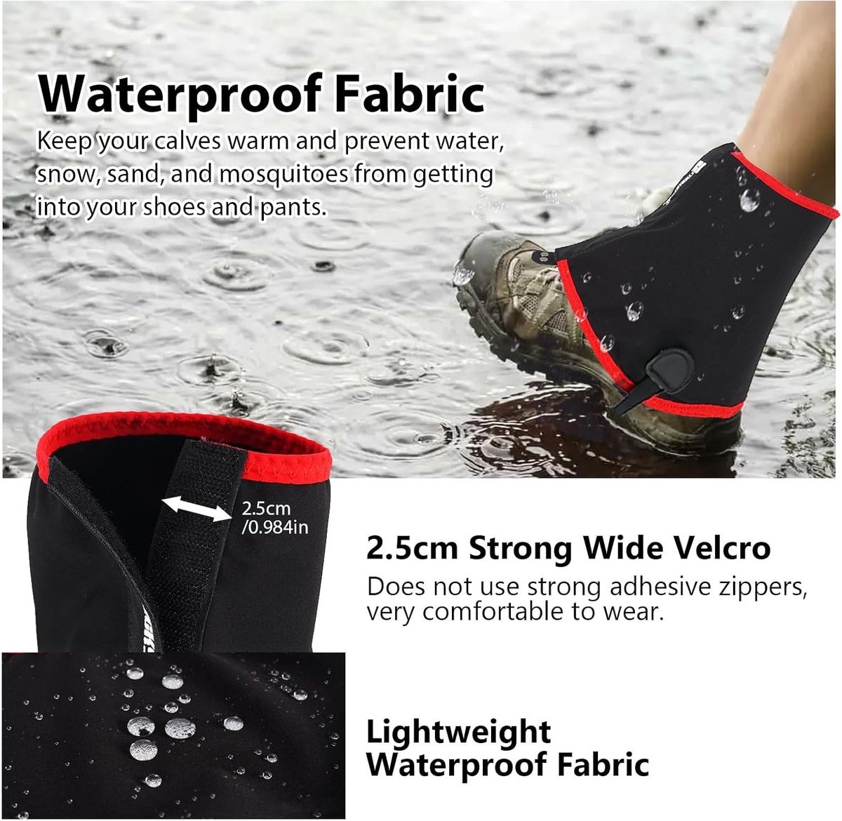 Trailrunning-schoenbeschermers voor hardlopen, Trail Gaiters