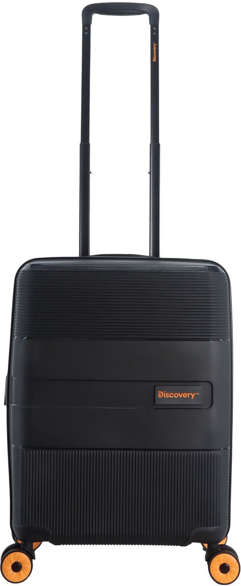 Discovery Trails Harde Handbagage Koffer / Trolley / Reiskoffer - 36 Liter Small - Zwart - Zwart / Small