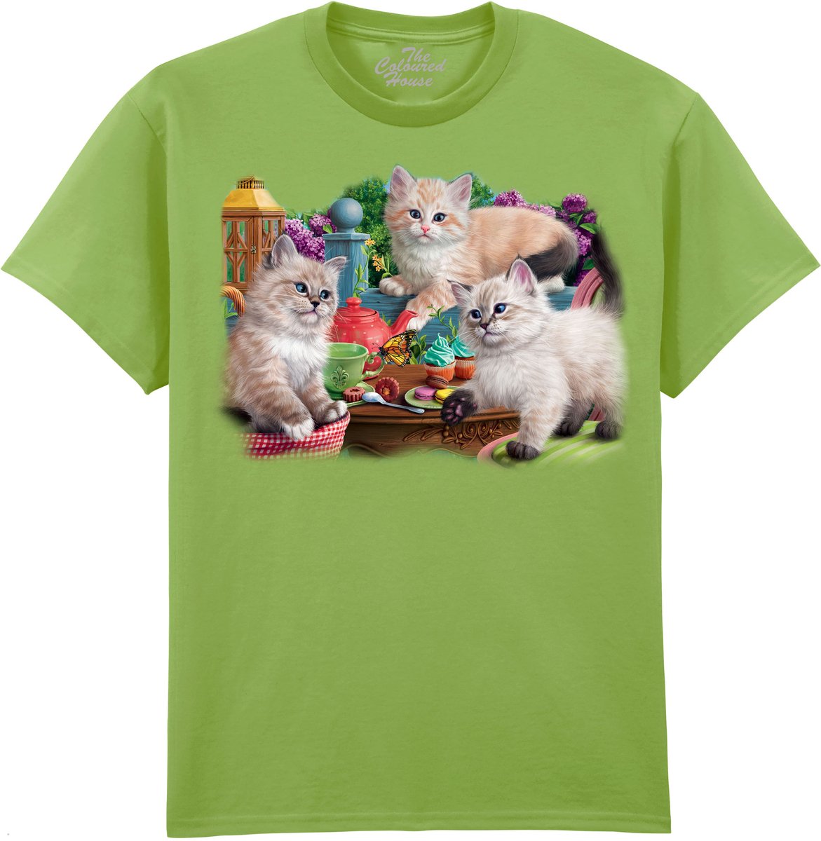 Katten Kitten Tea Party The Coloured House T-shirt M