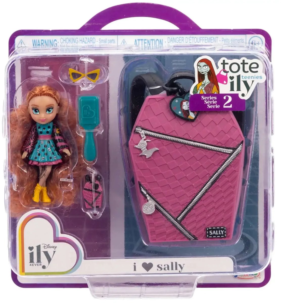 Disney ily 4EVER Tote Ily Sally mini speelfiguur 6 cm - Met accessoires - Merchandise - Verzamelfiguur