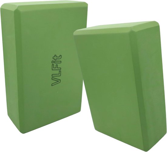 Thijox - Set van 2 yoga-blokken met hoge dichtheid en yoga-D-ring, katoenen stretchband, ideaal voor hot yoga, kleur naar keuze, perfect voor beginner van Thijox — afbeelding 2
