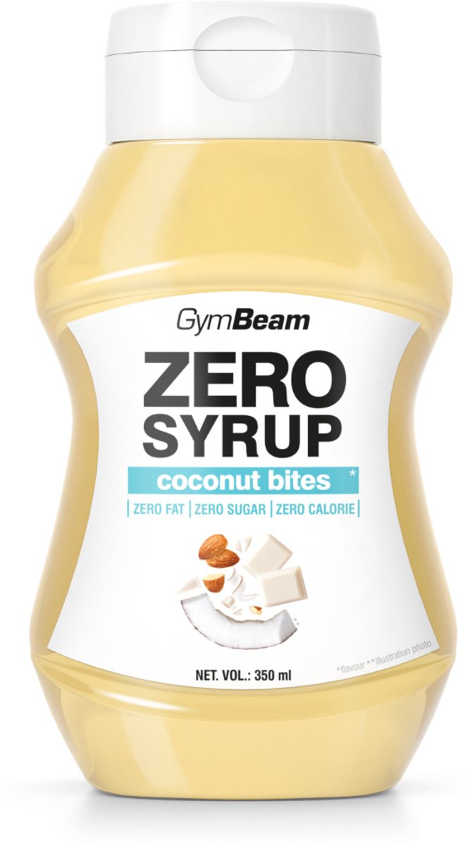 GymBeam ZERO SYRUP Kokosnoot Bites 350 ml