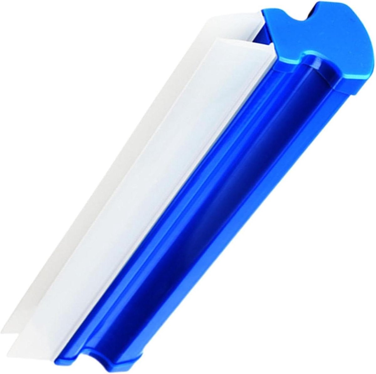 Raamschraper - Glaswisser Trekker - Auto Ramen Schoonmaken - Dubbele Siliconen Schraper - 30 cm - Zwart