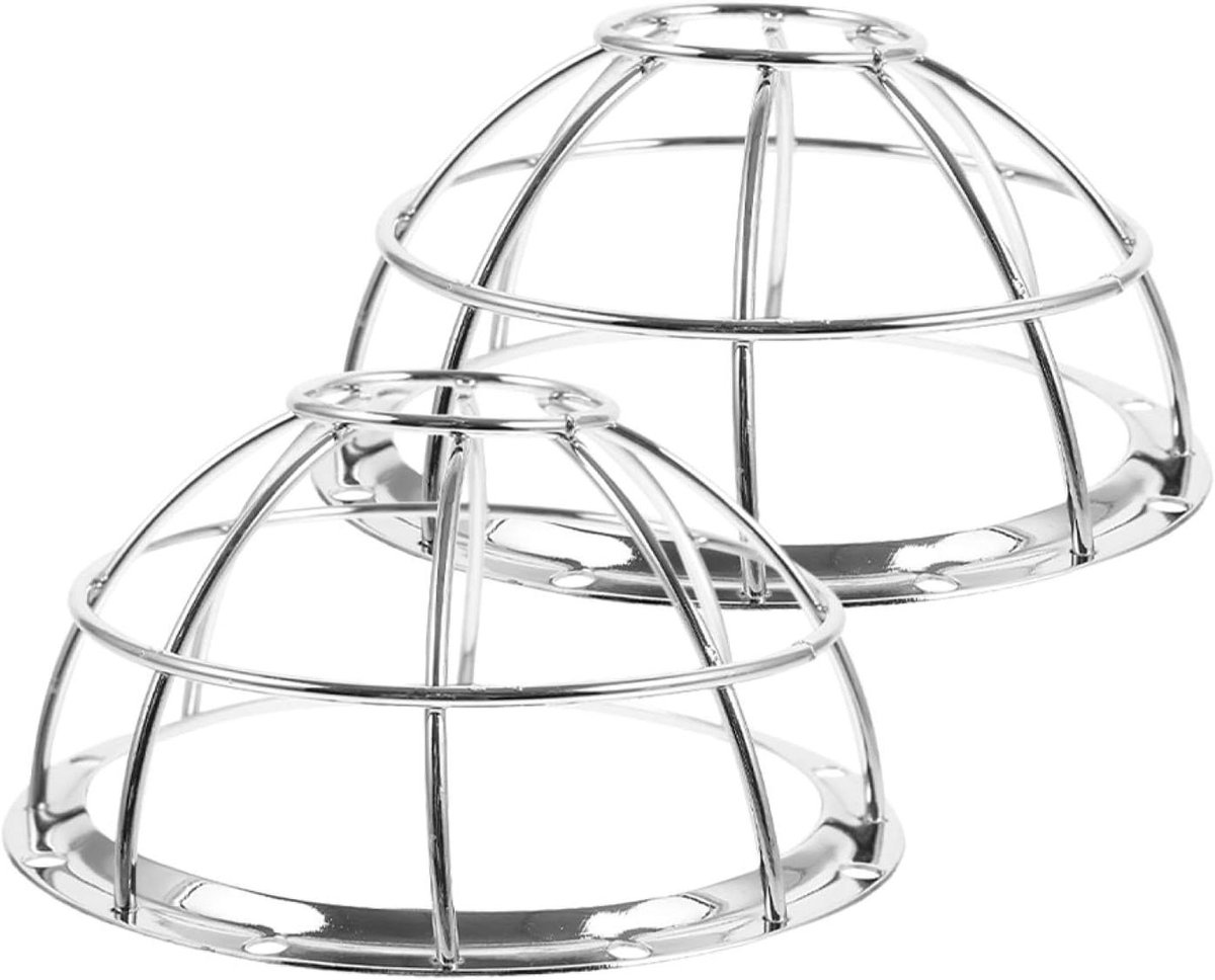 Rookmelder Beschermhoes - Sensor Bescherming Gaas - Brandveiligheid Vergroten - Roestvrij Staal Gaas - 13.2 cm Diameter - Zilver