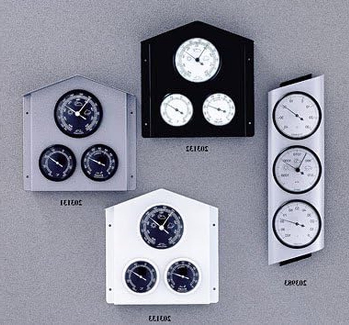 Weerstation - Weerindicator Station - Buiten Weer Meten - Inclusief Barometer - 340 x 100 mm - Zilver
