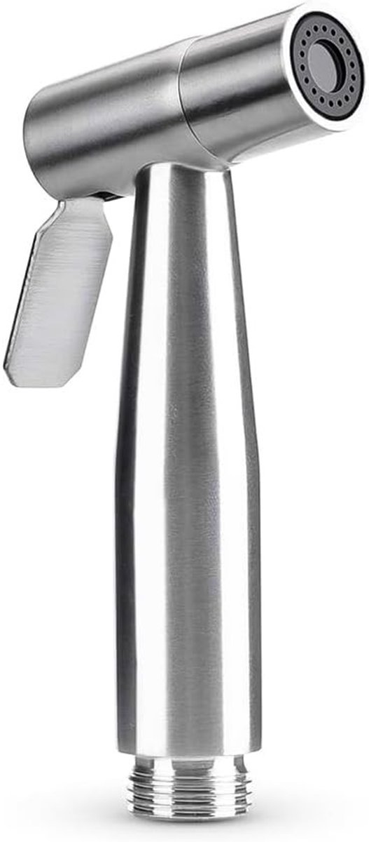 Verstelbare Handdouche voor Toiletten, RVS Bidetdouche met Standaard G1/2" Aansluiting, Ideaal voor Dierenbad en Hygiëne in de Badkamer