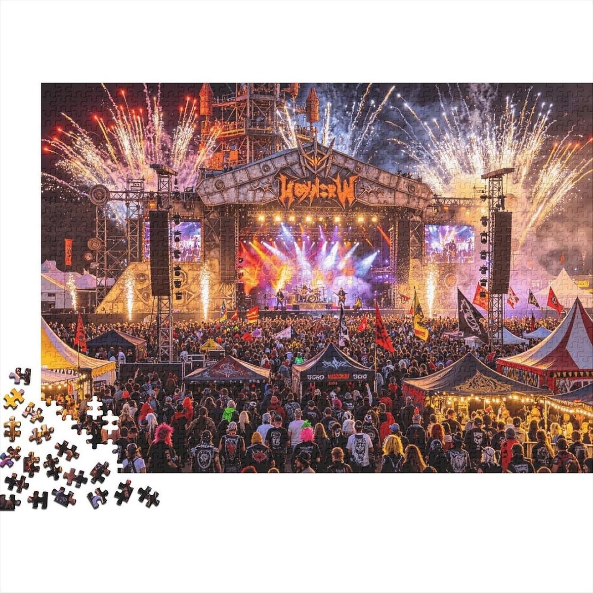 Puzzel 1000 Stukjes - Volwassen Puzzel Moeilijk - Ontspanning Thuis - Nauwkeurig Gestanst Materiaal - 70 x 50 cm - Concert