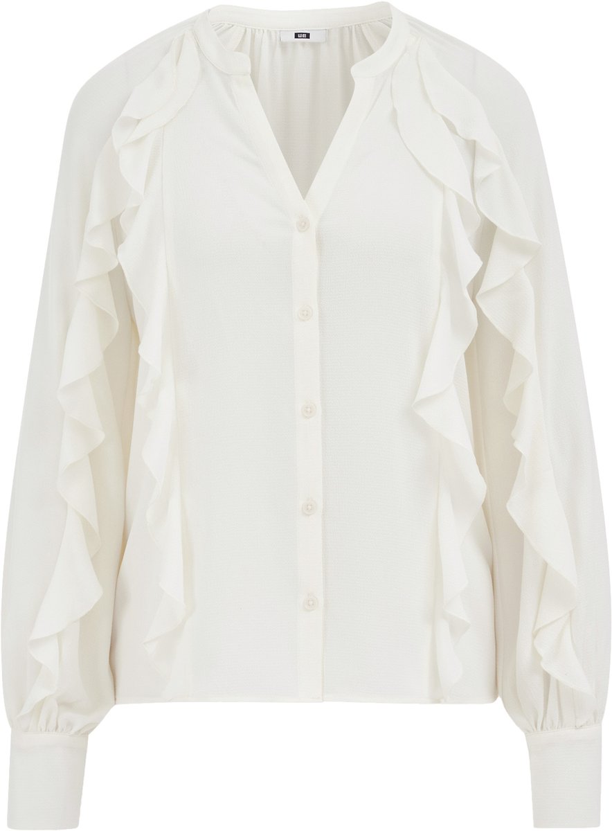 WE Fashion Dames blouse met ruches