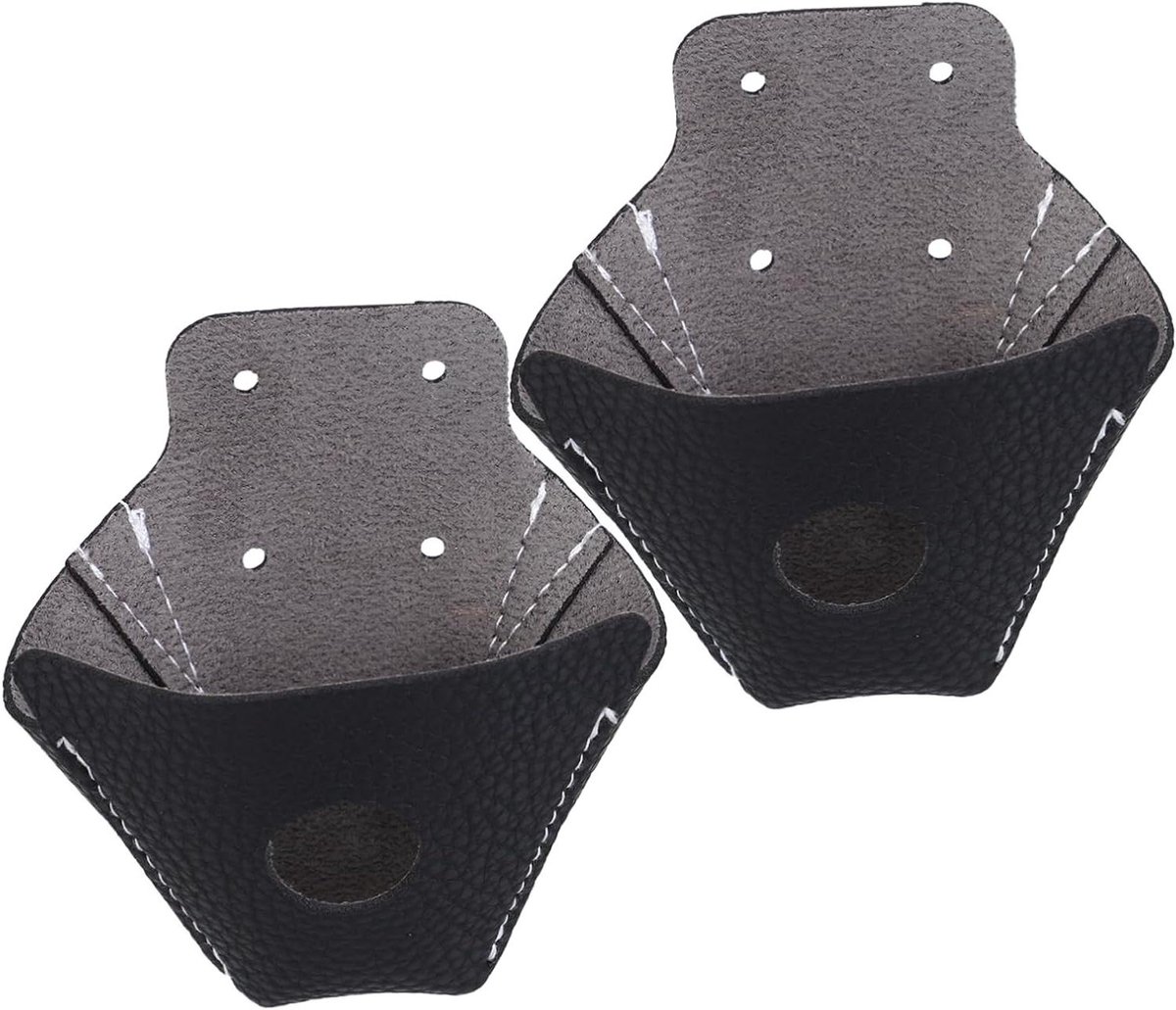 Skatebeschermers - Toecaps Schoenbeschermers - Skaters Beschermen - PVC Materiaal - 9x8x7 cm - Zwart